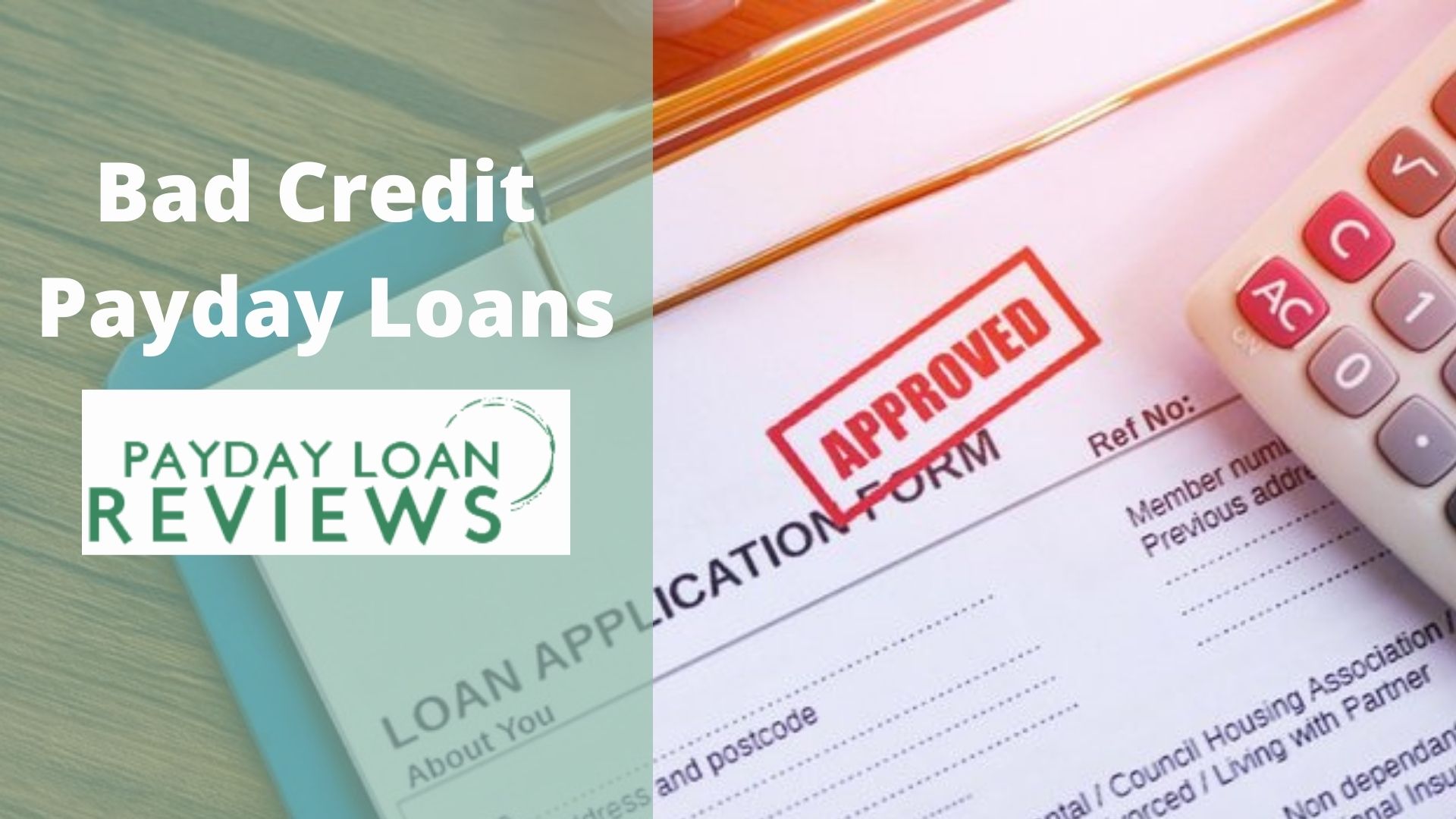 Bad Credit Payday Loans